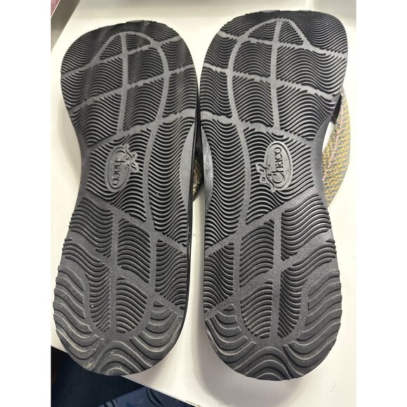 Chaco Womens Flip-Flops Size W12 Black & Multicolor Straps Arch Support Sandals - Picture 5 of 6